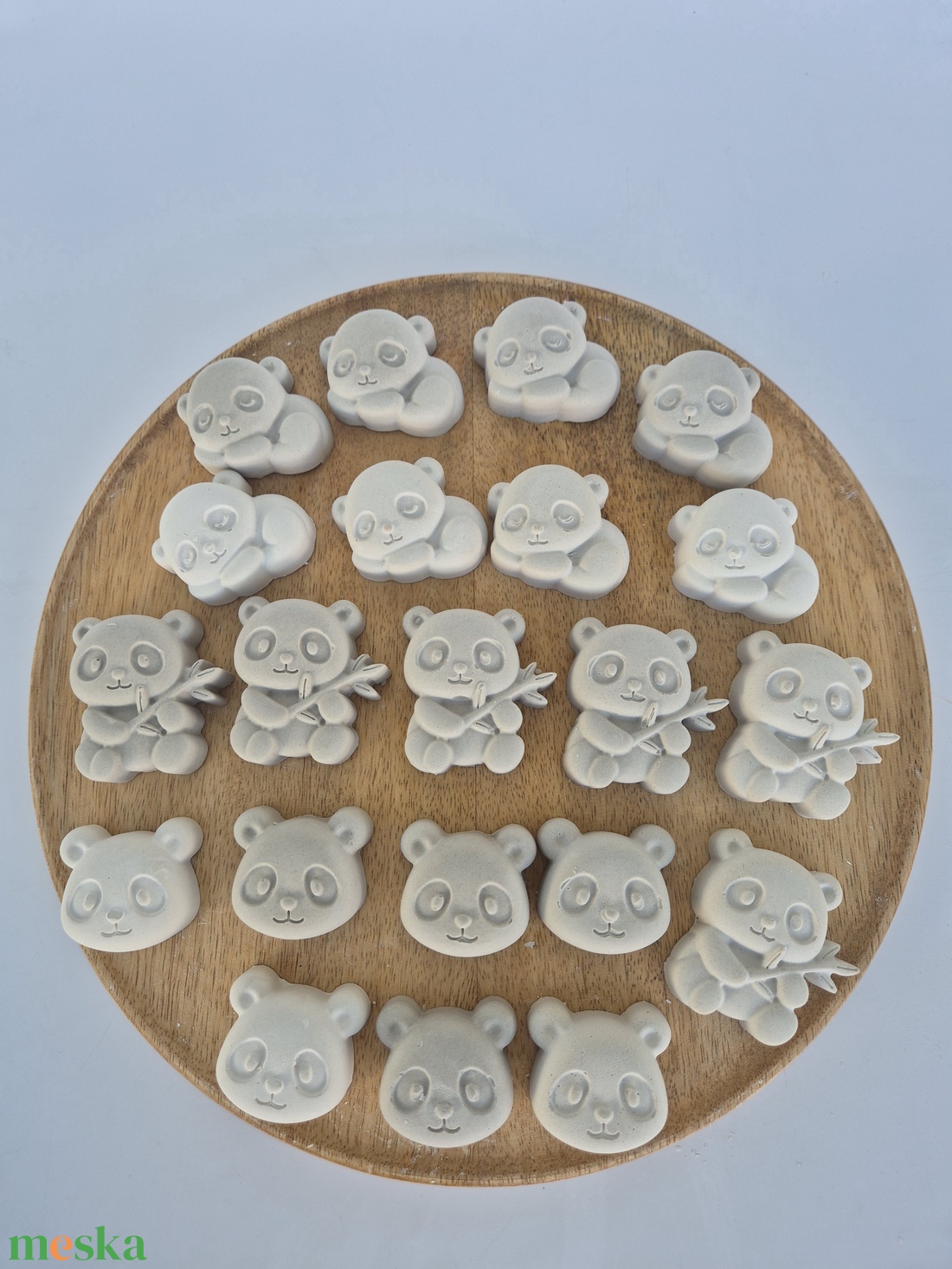 DIY Kreatív festhető gipsz Panda csomag gyerekeknek, Születésnapi kreatív foglalkozás, Kézműves játék, Festés - diy (csináld magad) - egységcsomag - Meska.hu