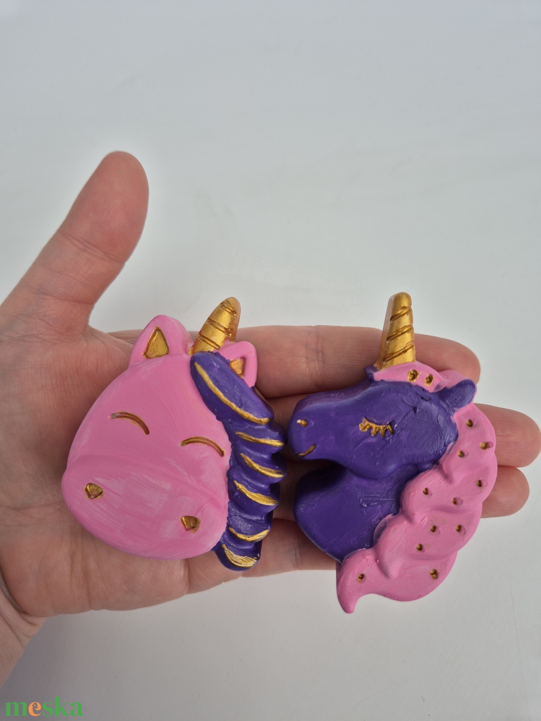 DIY Kreatív festhető gipsz Unikornis csomag gyerekeknek, Születésnapi kreatív foglalkozás, Kézműves játék, Festés - diy (csináld magad) - egységcsomag - Meska.hu