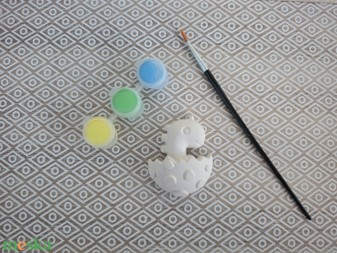 DIY Kreatív festhető gipsz Dinoszaurusz csomag gyerekeknek, Születésnapi kreatív foglalkozás, Kézműves játék, Festés - diy (csináld magad) - egységcsomag - Meska.hu