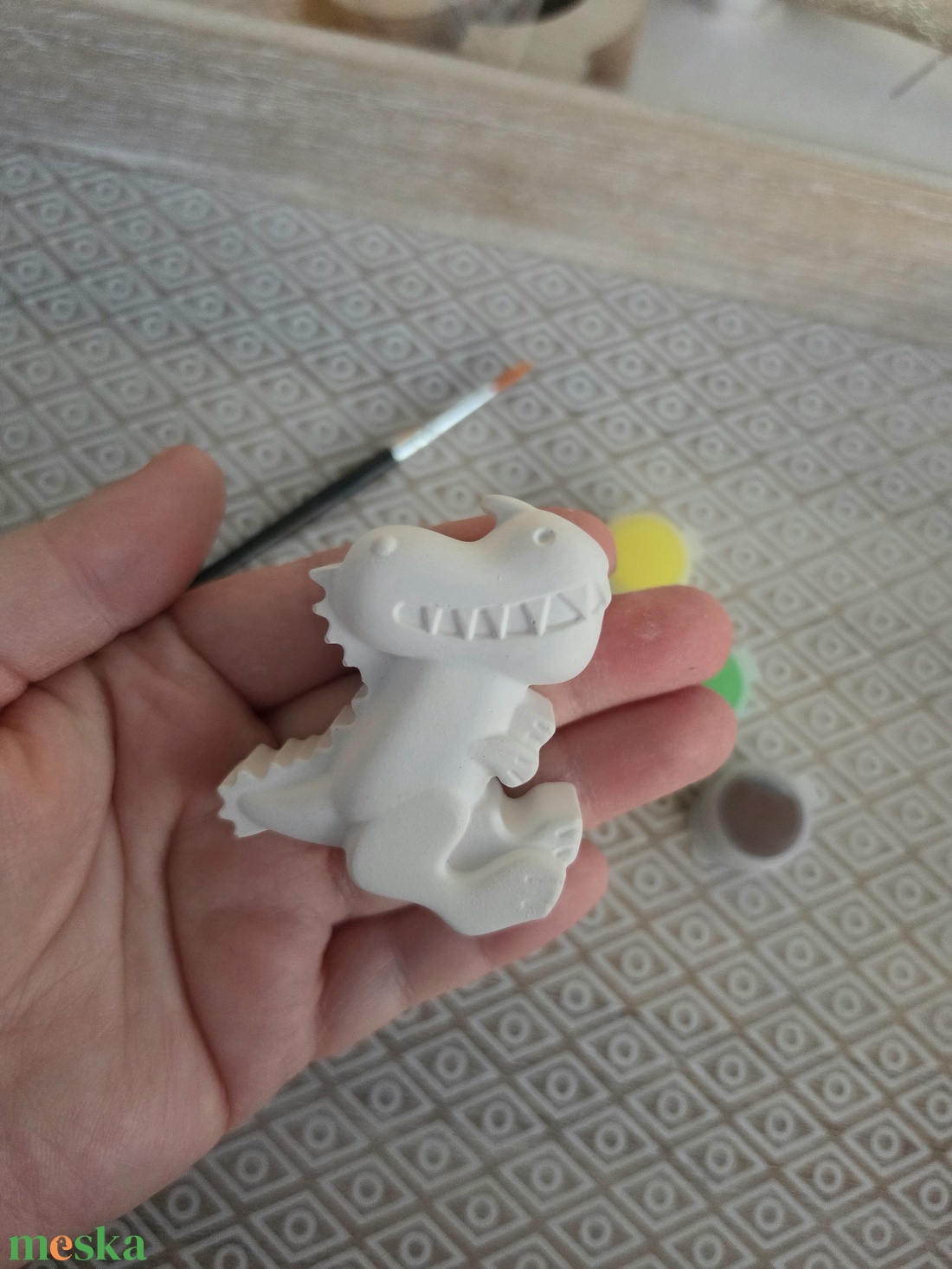 DIY Kreatív festhető gipsz Dinoszaurusz csomag gyerekeknek, Születésnapi kreatív foglalkozás, Kézműves játék, Festés - diy (csináld magad) - egységcsomag - Meska.hu