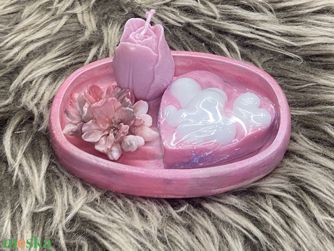 Valentin napi dekoráció 1 - otthon & életmód - fürdőszoba - fürdőszobai dekoráció - Meska.hu