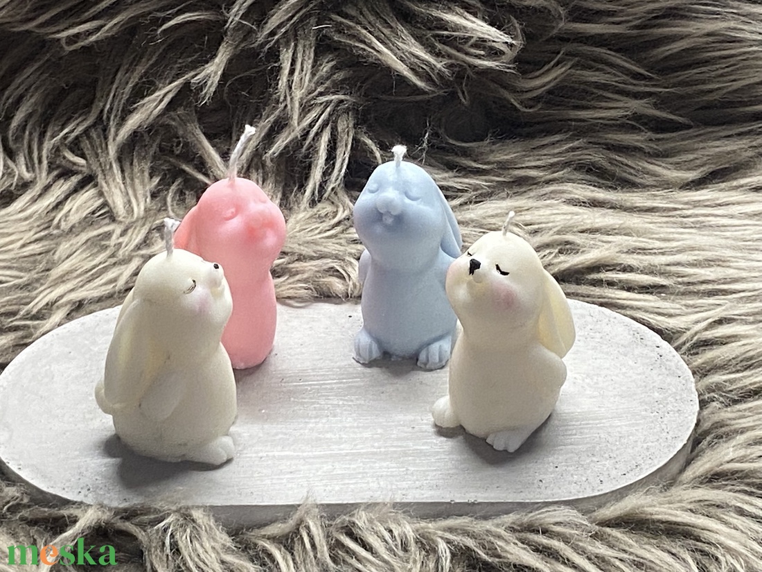 Puszinyuszi gyertya - kellékek & szerszámok - dekorációs kellékek - dekorációs gyertya - Meska.hu