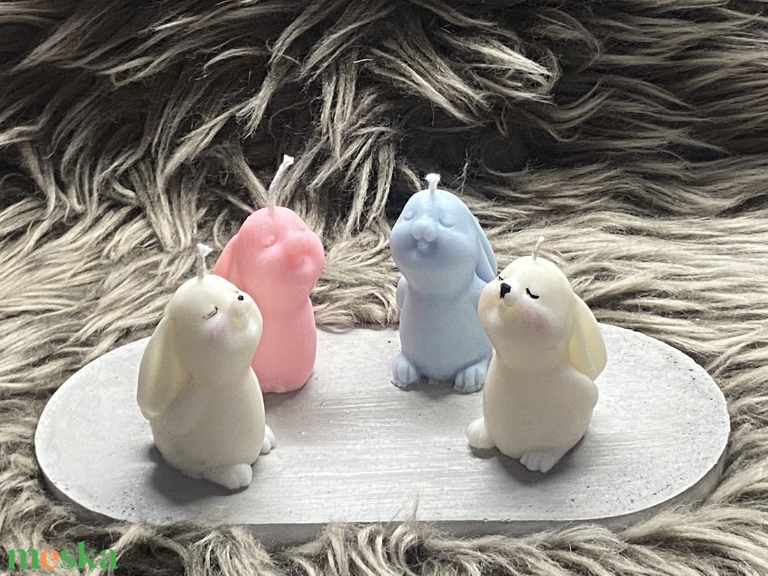 Puszinyuszi gyertya - kellékek & szerszámok - dekorációs kellékek - dekorációs gyertya - Meska.hu