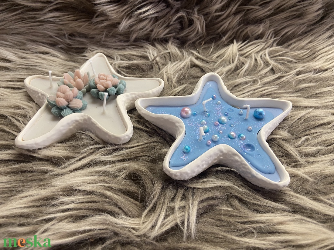 Csillag alakú gyertyatál - otthon & életmód - gyertya, illat, aroma - gyertya - Meska.hu