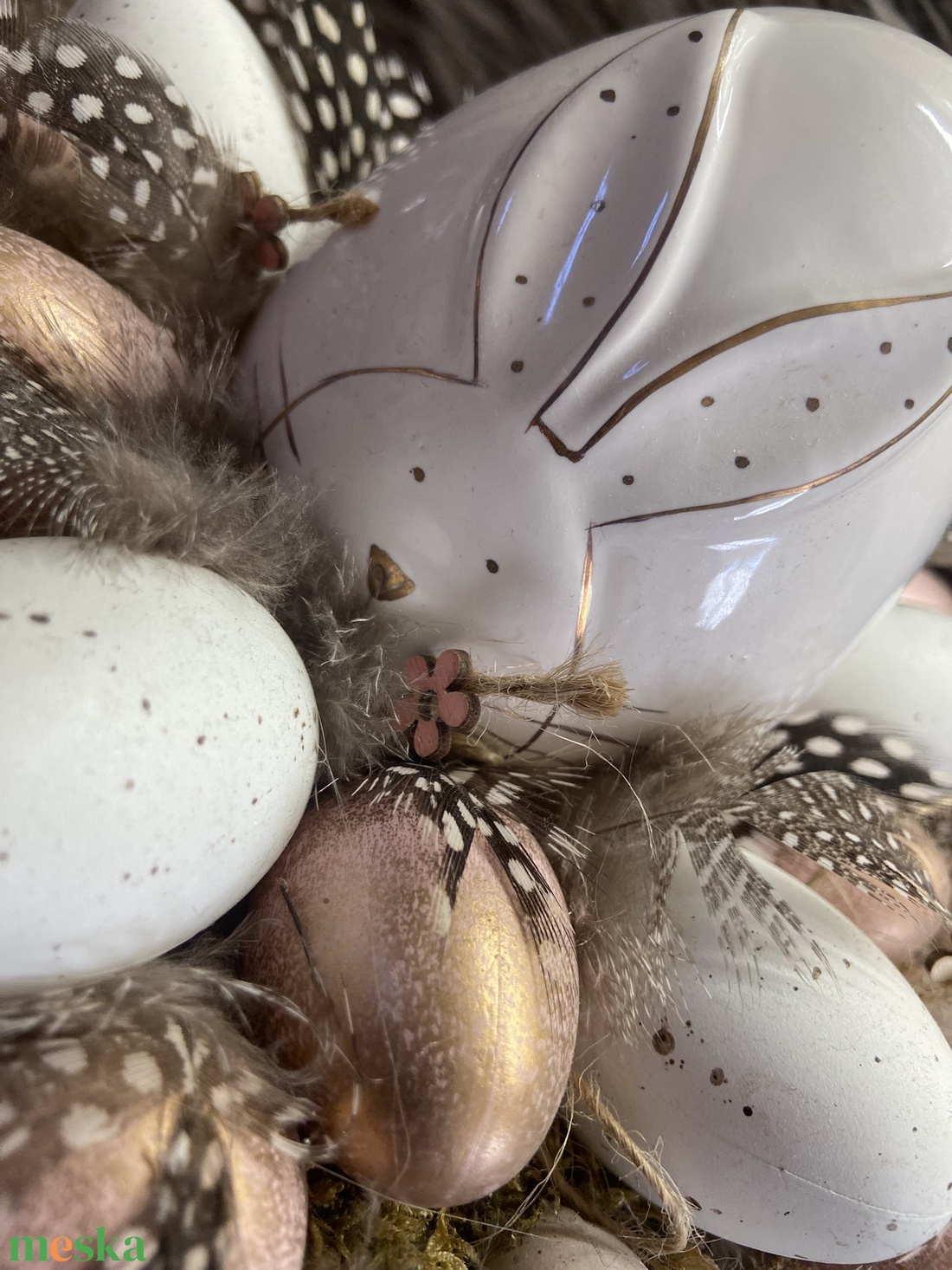 Nagyméretű tojásos asztaldísz - otthon & életmód - dekoráció - húsvéti asztaldíszek - Meska.hu