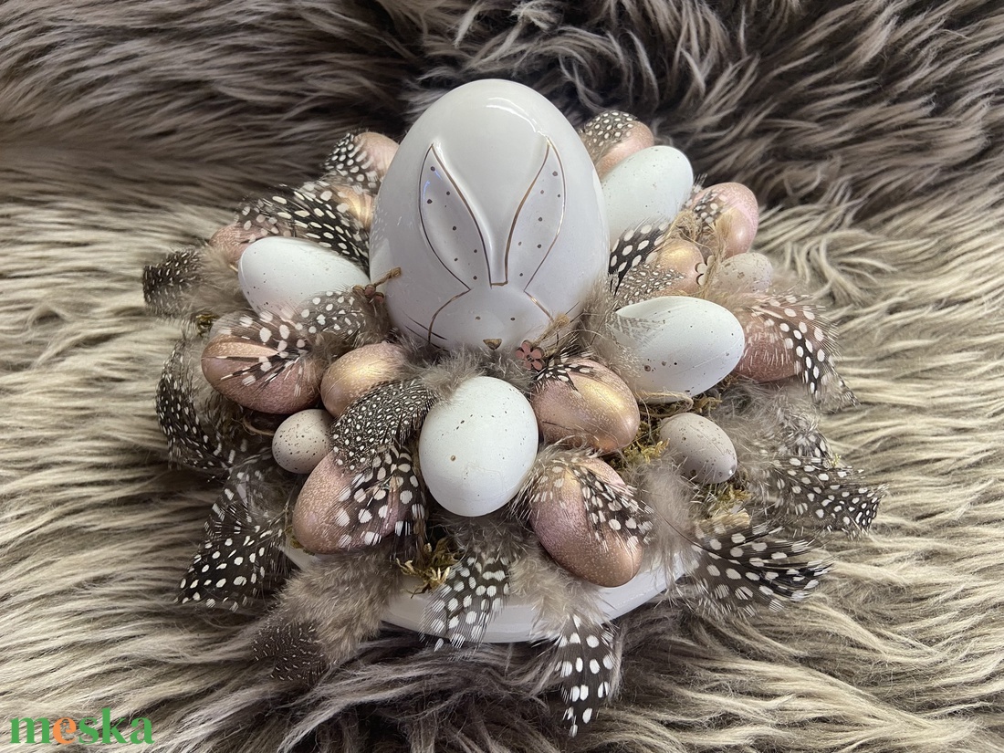 Nagyméretű tojásos asztaldísz - otthon & életmód - dekoráció - húsvéti asztaldíszek - Meska.hu