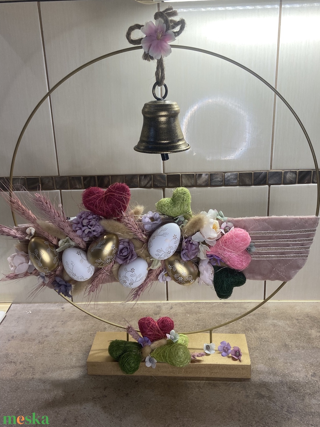 Nagymérető kerek asztaldísz - otthon & életmód - dekoráció - asztal és polc dekoráció - asztaldísz - Meska.hu