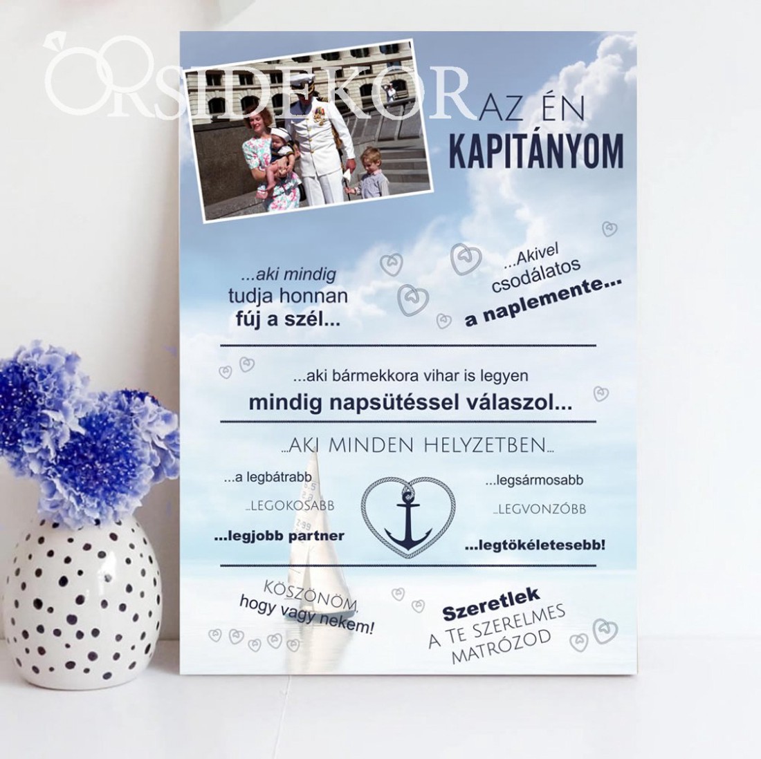 AZ ÉN KAPITÁNYOM Ajándék tábla - otthon & életmód - dekoráció - kép & falikép - táblakép - Meska.hu AZ ÉN KAPITÁNYOM Ajándék tábla - otthon & életmód - dekoráció - kép & falikép - táblakép - Meska.hu