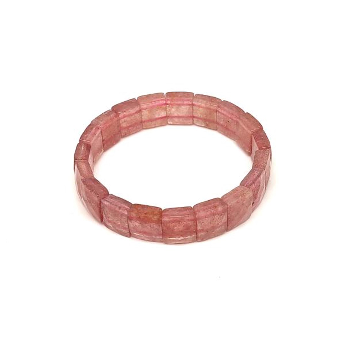 Eperkvarc fazettált téglalap karkötő 12x10mm - ékszer - karkötő - ásványkarkötő - Meska.hu Eperkvarc fazettált téglalap karkötő 12x10mm - ékszer - karkötő - ásványkarkötő - Meska.hu
