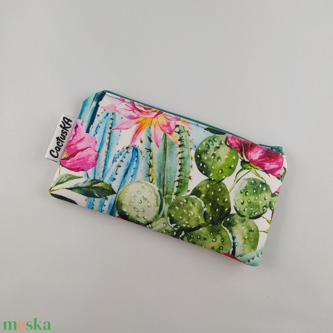 Kaktuszos napszemüveg tok - táska & tok - pénztárca & más tok - szemüvegtok - Meska.hu