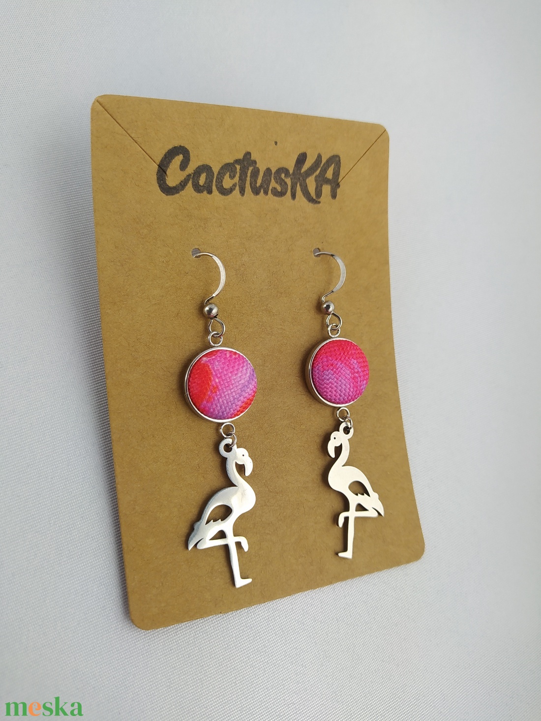 Pink flamingó lógós fülbevaló - ékszer - fülbevaló - lógó fülbevaló - Meska.hu Pink flamingó lógós fülbevaló - ékszer - fülbevaló - lógó fülbevaló - Meska.hu