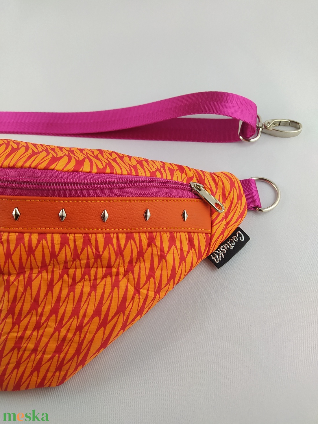 Övtáska / crossbody - pink-narancs - táska & tok - övtáska - Meska.hu Övtáska / crossbody - pink-narancs - táska & tok - övtáska - Meska.hu