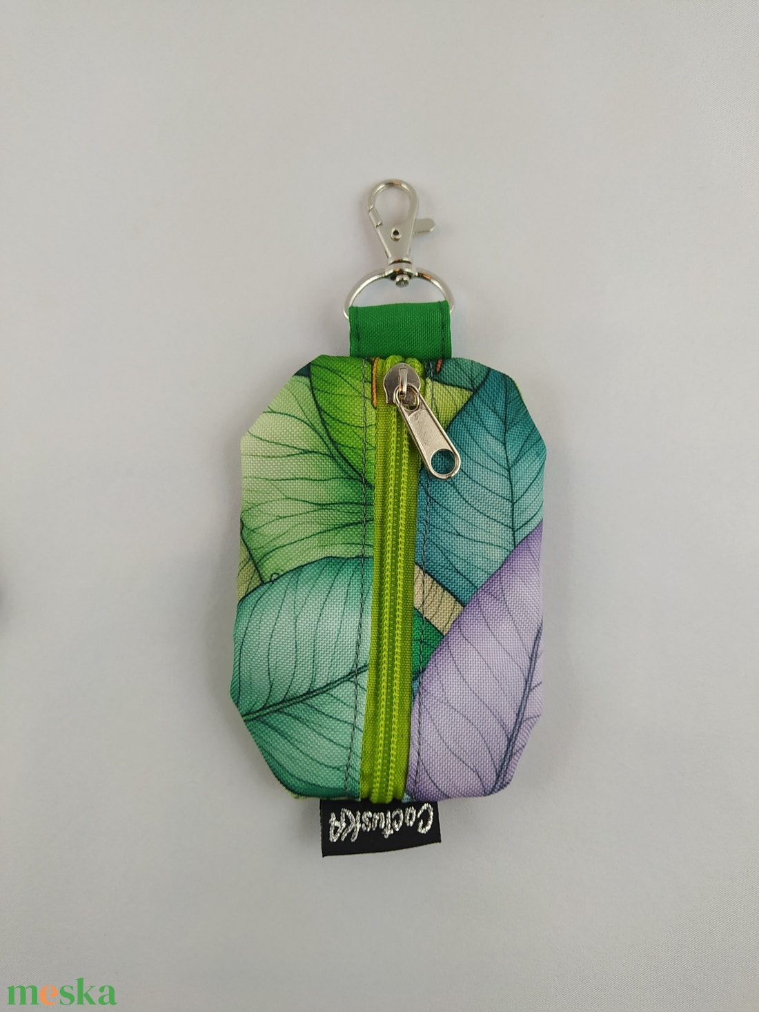 Kulcstartó tok - színes levelek - táska & tok - kulcstartó & táskadísz - kulcstartó - Meska.hu
