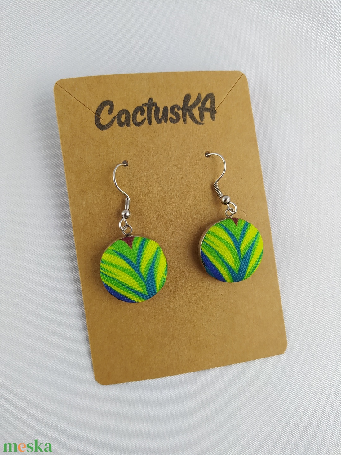 Lógós fülbevaló - ékszer - fülbevaló - lógó fülbevaló - Meska.hu