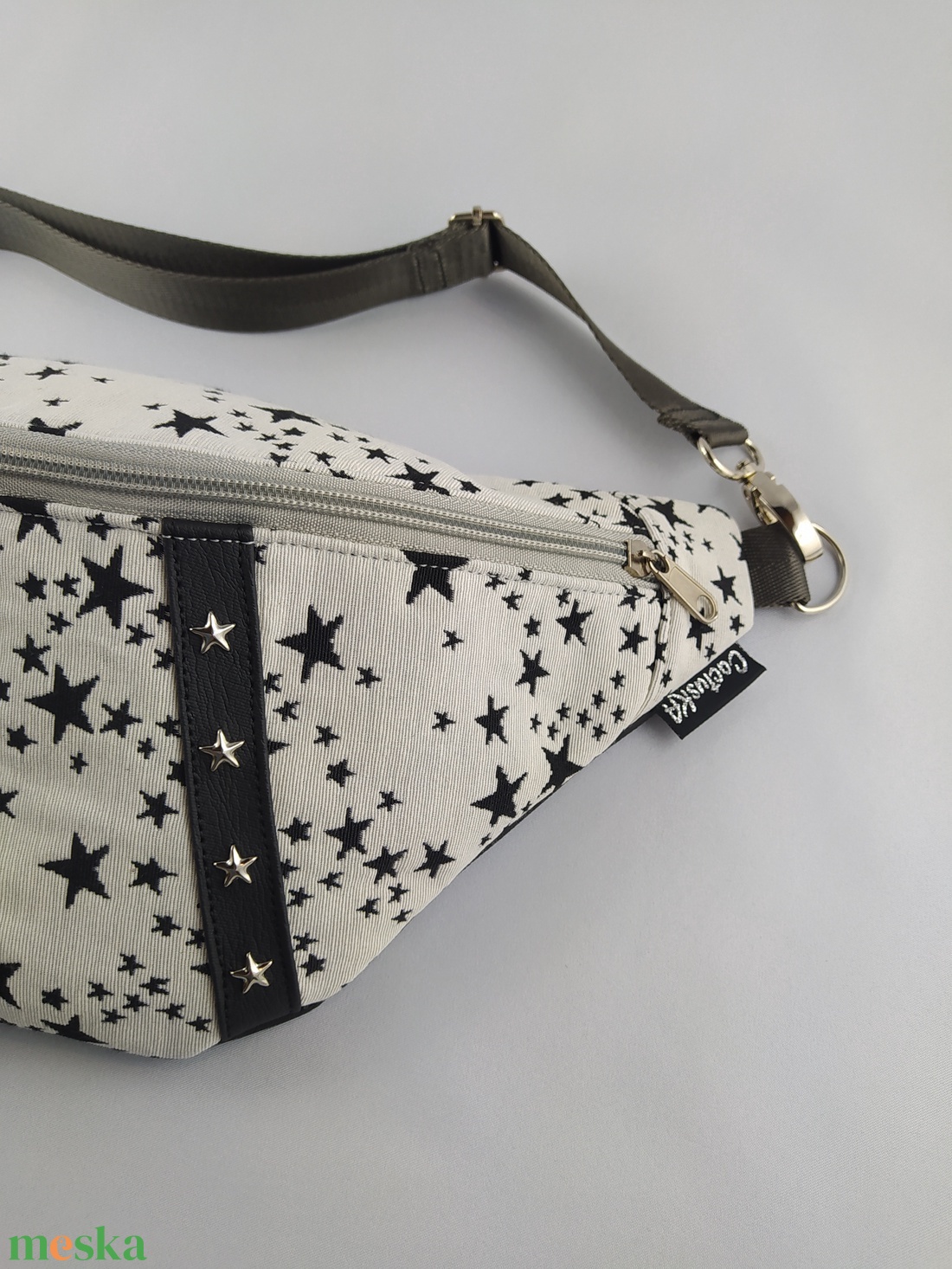 Csillagos övtáska / crossbody - táska & tok - övtáska - Meska.hu