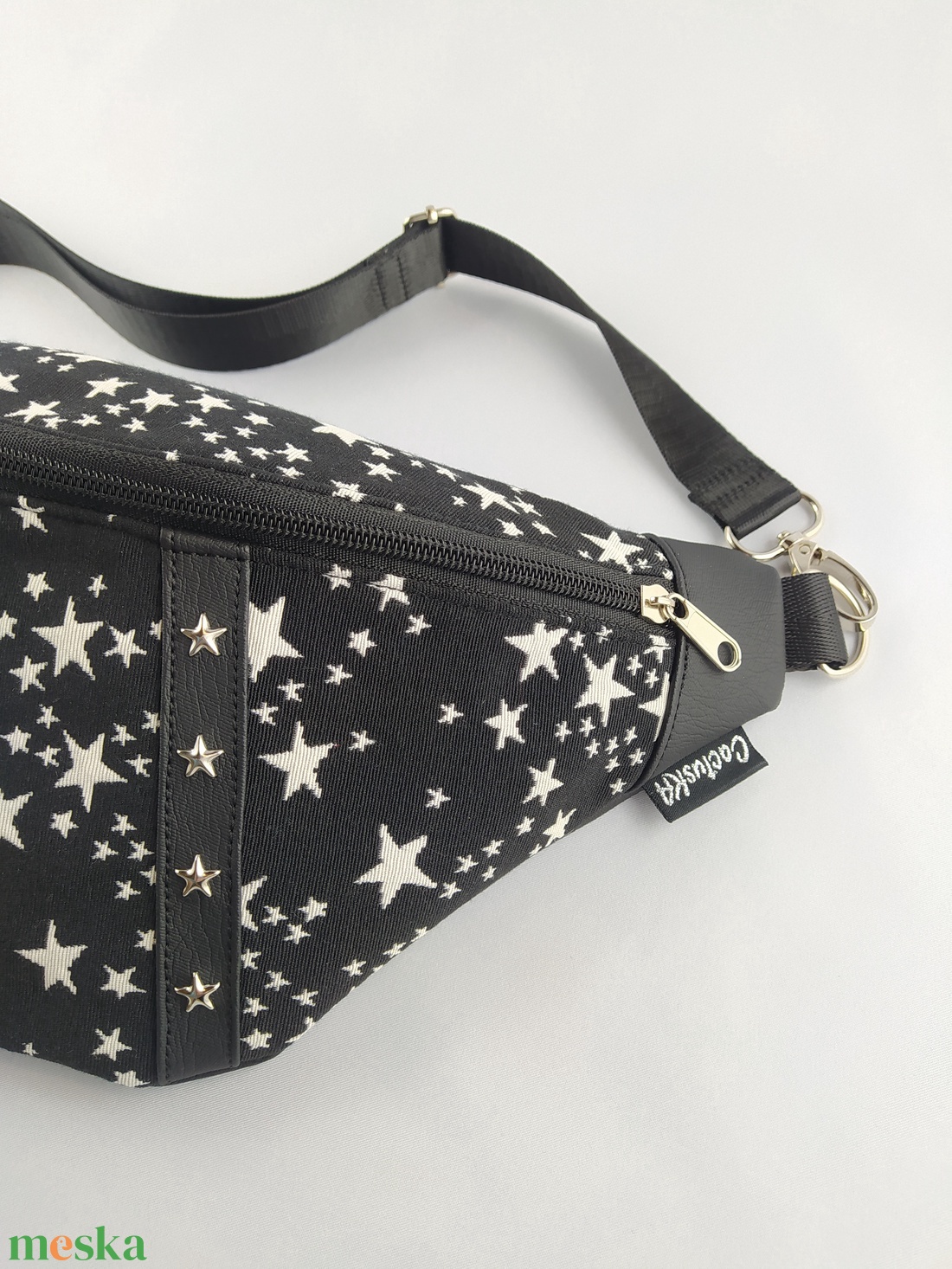 Csillagos övtáska / crossbody - táska & tok - övtáska - Meska.hu