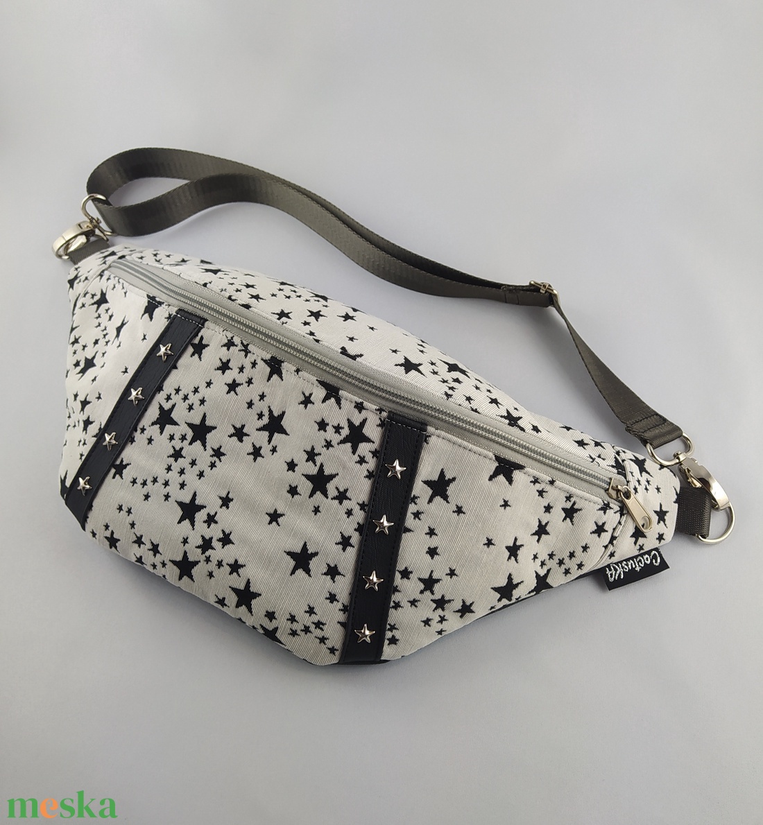 Csillagos övtáska / crossbody - táska & tok - övtáska - Meska.hu