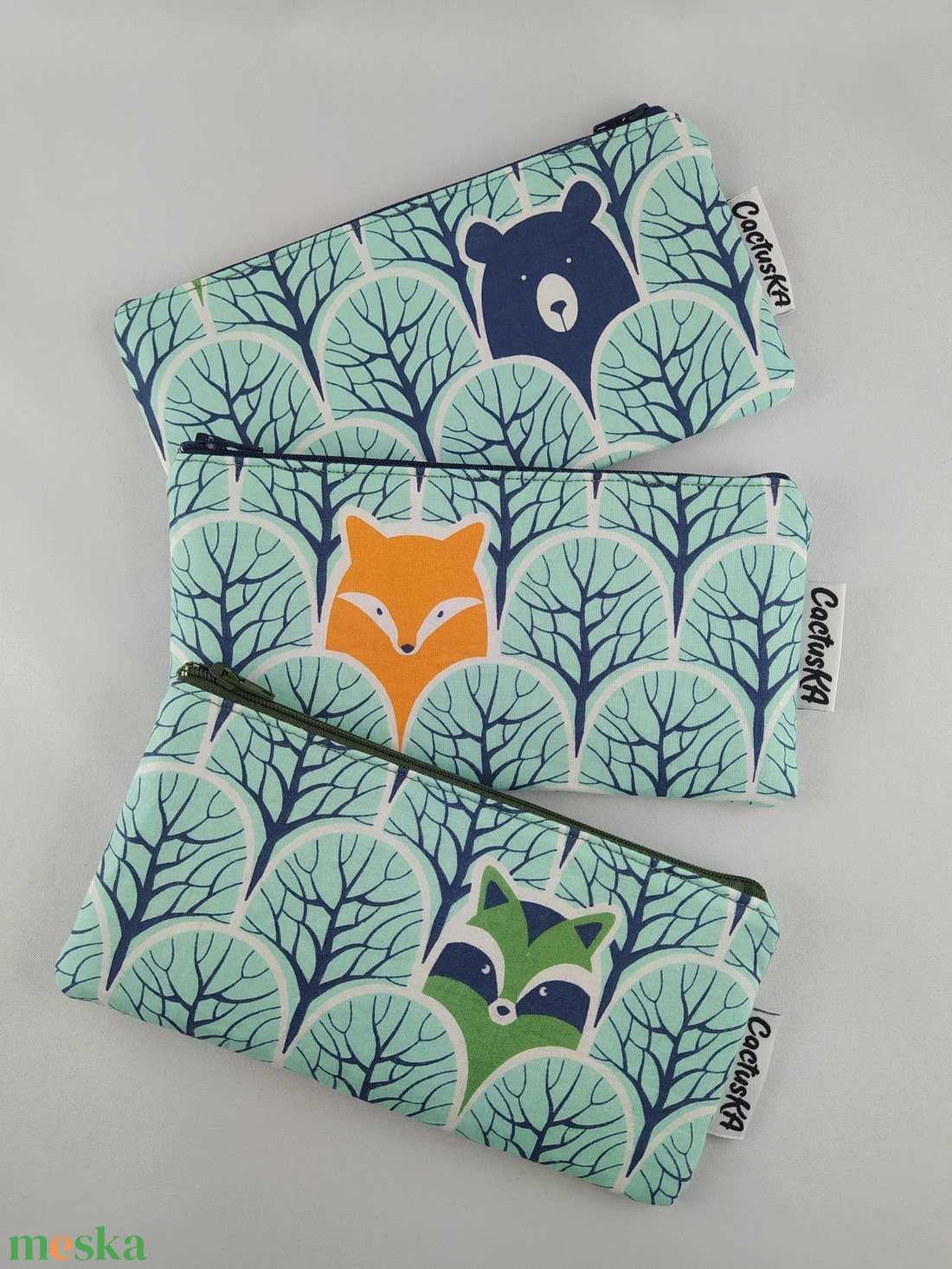 Napszemüveg tok - erdei állatok - táska & tok - neszesszer - Meska.hu