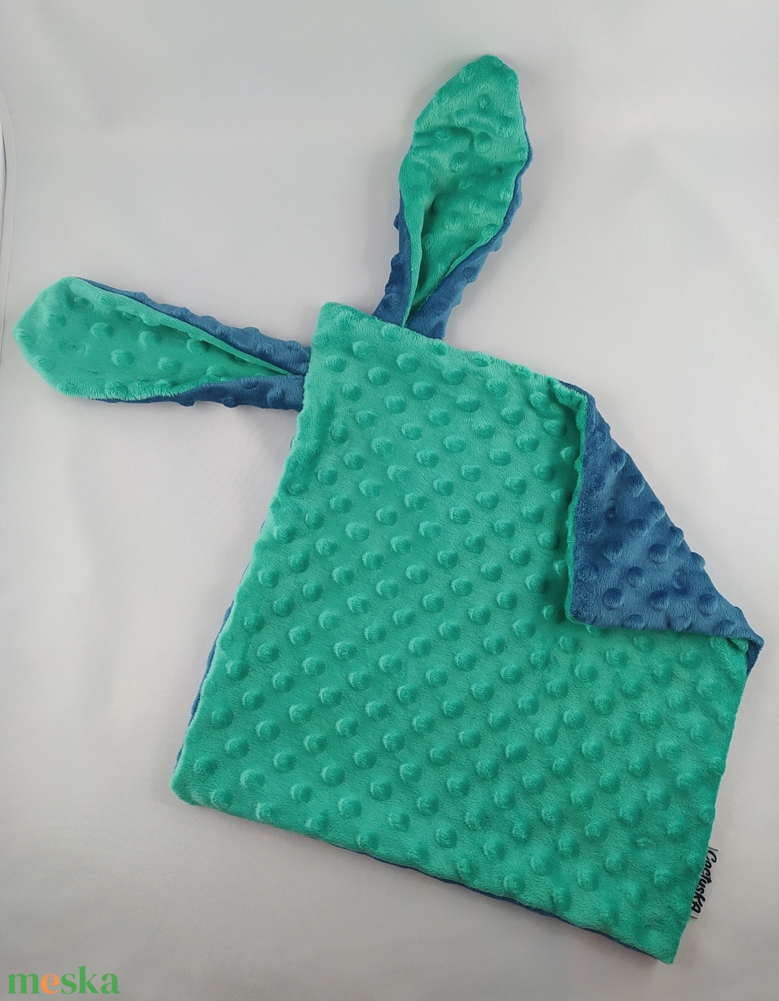 Nyuszifül szundikendő - választható színben - baba - mama - baba játékok - szundikendő, alvóka - Meska.hu