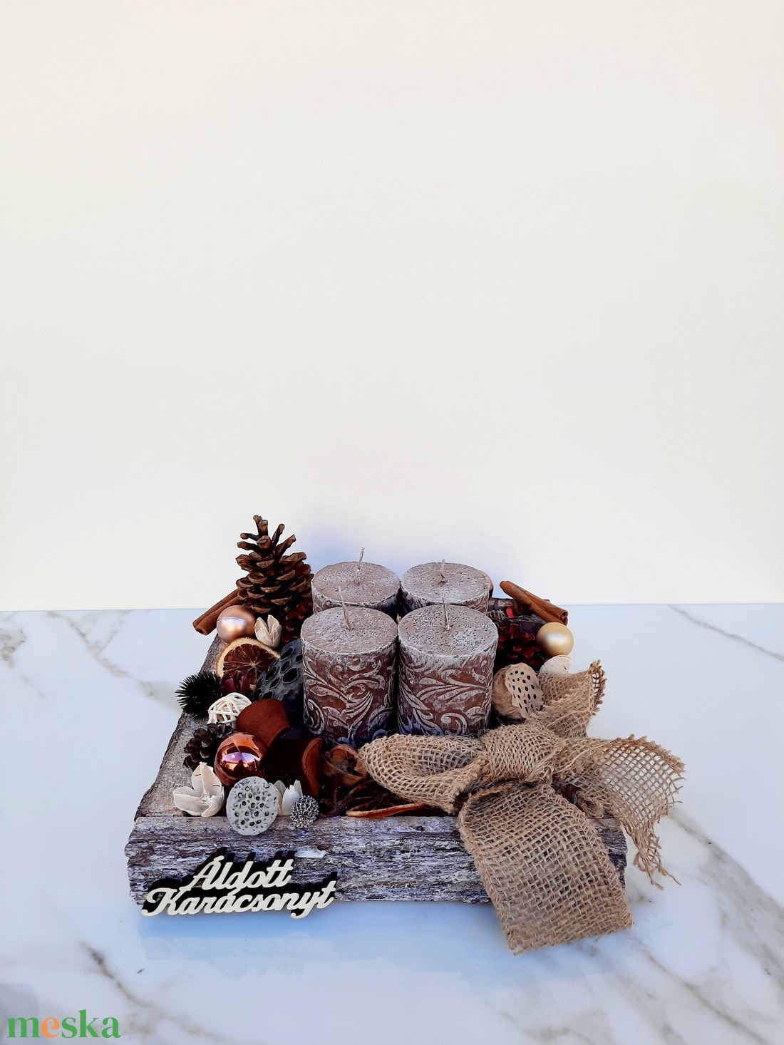 Adventi rusztikus asztaldísz - karácsony - adventi díszek - adventi gyertyadíszek és koszorúdíszek - Meska.hu Adventi rusztikus asztaldísz - karácsony - adventi díszek - adventi gyertyadíszek és koszorúdíszek - Meska.hu