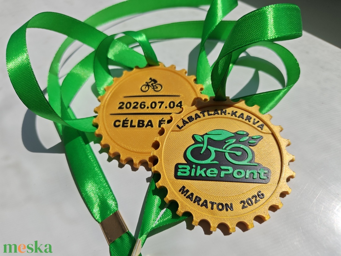 Személyre szabott 3D nymtatott érmek és plakettek sportversenyekre, céges és családi eseményekre - ékszer - nyaklánc - medál - Meska.hu