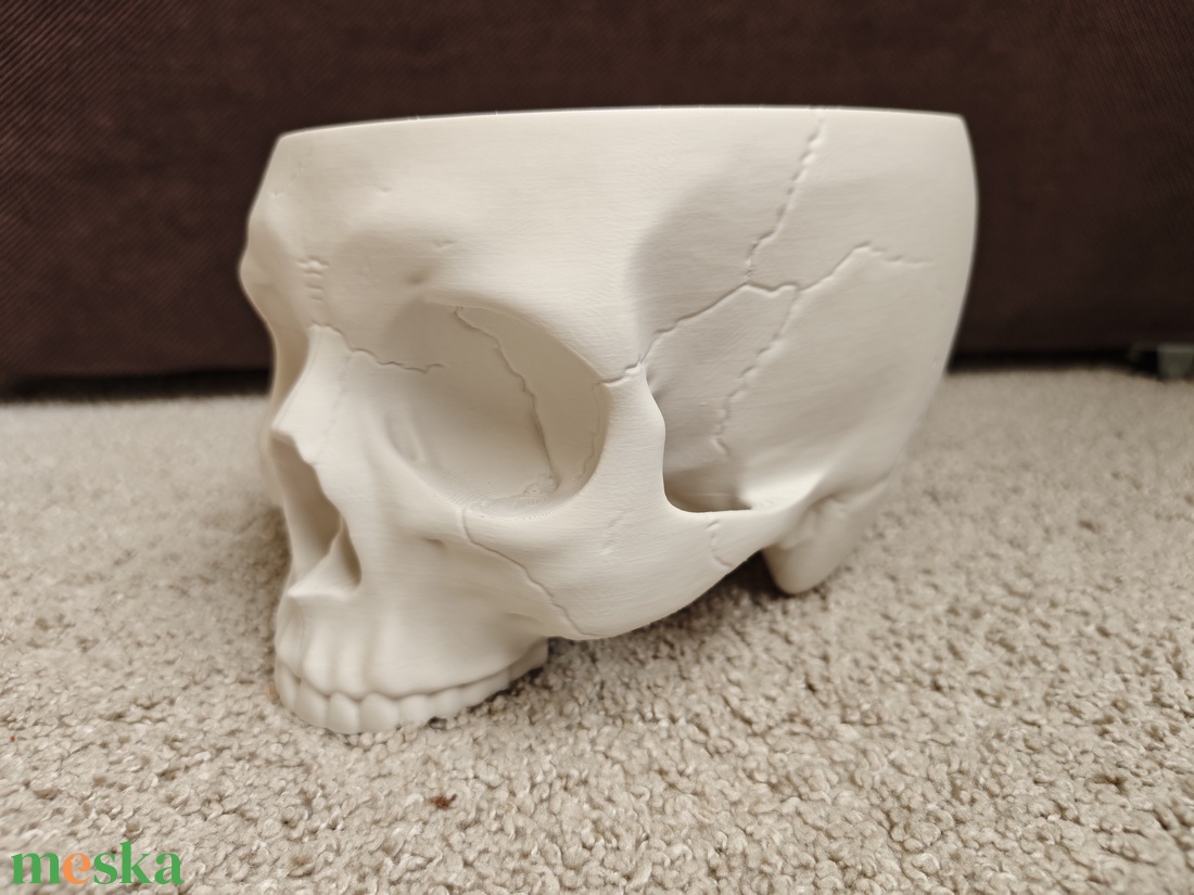 Dizájn Koponya Cukorkatartó � Vagány Halloween és Otthoni Dekor - otthon & életmód - dekoráció - halloween - halloweeni cukorkagyűjtők és cukorkatartók - Meska.hu