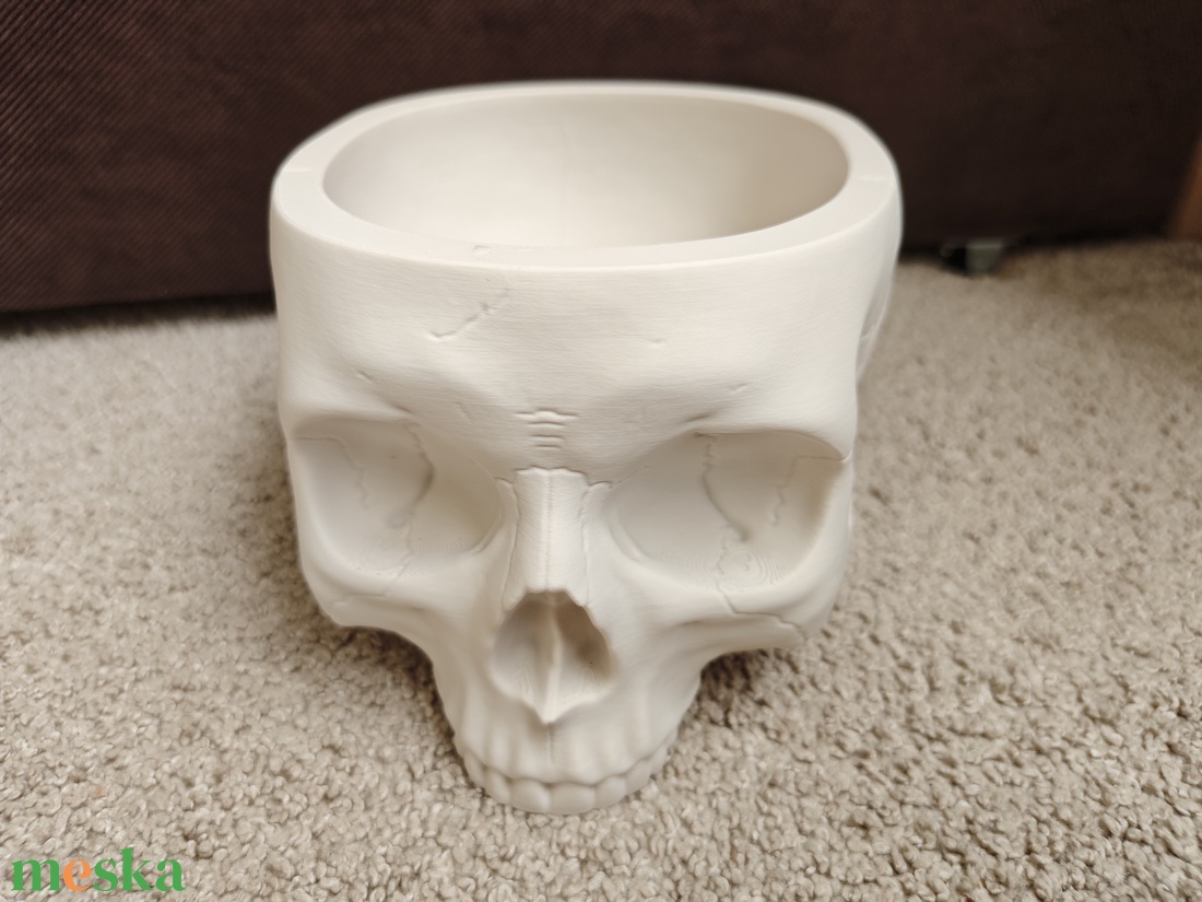 Dizájn Koponya Cukorkatartó � Vagány Halloween és Otthoni Dekor - otthon & életmód - dekoráció - halloween - halloweeni cukorkagyűjtők és cukorkatartók - Meska.hu