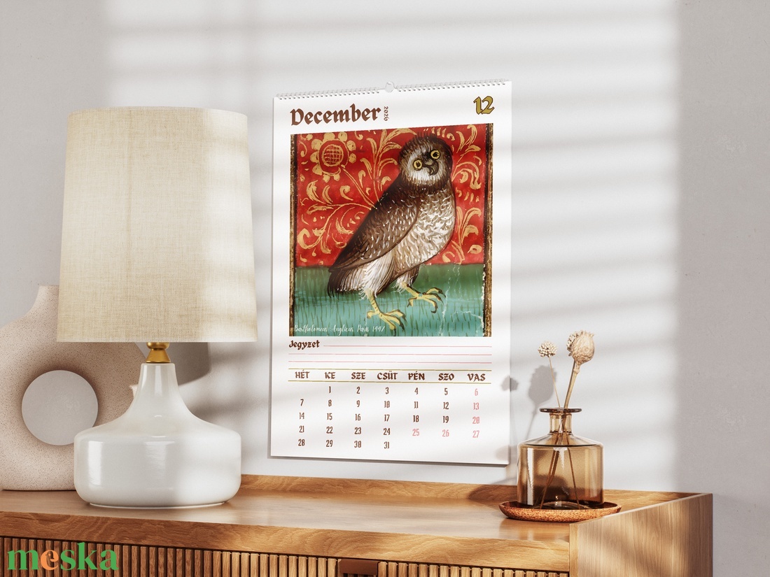 Vicces középkori bagolyfestmények naptár 2026, naptár állatbarátoknak, legjobb barátoknak, karácsonyi ajándék - otthon & életmód - dekoráció - fali és függő dekoráció - falinaptár & öröknaptár - Meska.hu Vicces középkori bagolyfestmények naptár 2026, naptár állatbarátoknak, legjobb barátoknak, karácsonyi ajándék - otthon & életmód - dekoráció - fali és függő dekoráció - falinaptár & öröknaptár - Meska.hu