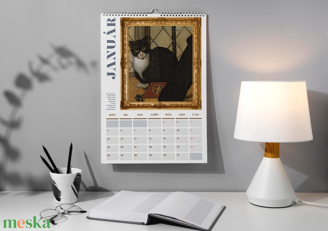 Vicces reneszánsz macska festmények naptár 2026, naptár macskás barátoknak, legjobb barátoknak, karácsonyi ajándék - otthon & életmód - dekoráció - fali és függő dekoráció - falinaptár & öröknaptár - Meska.hu Vicces reneszánsz macska festmények naptár 2026, naptár macskás barátoknak, legjobb barátoknak, karácsonyi ajándék - otthon & életmód - dekoráció - fali és függő dekoráció - falinaptár & öröknaptár - Meska.hu