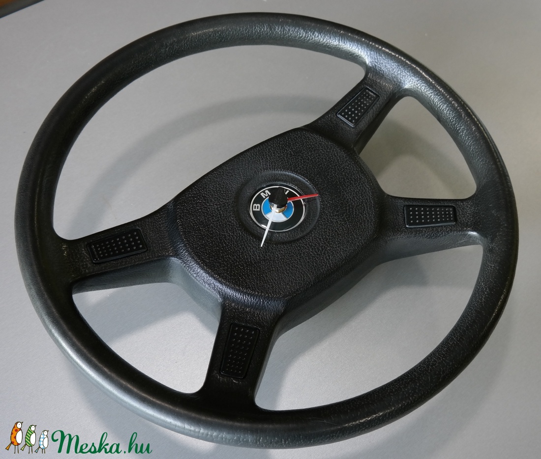 BMW kormánykerékből fali óra -  - Meska.hu