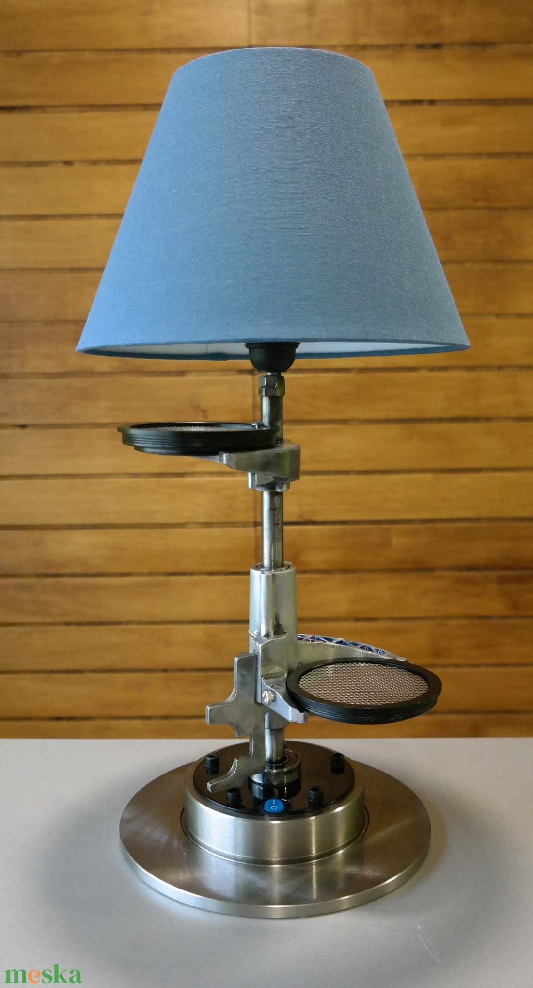 Autó alkatrészből , váltóból asztali lámpa - otthon & lakás - lámpa - asztali lámpa - Meska.hu
