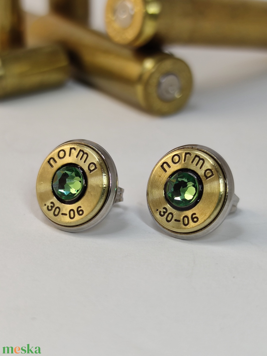 .30-06 Sprg Töltény fülbevaló, Vadászékszer, fa ládában - ékszer - ékszertartó - ékszerdoboz - Meska.hu .30-06 Sprg Töltény fülbevaló, Vadászékszer, fa ládában - ékszer - ékszertartó - ékszerdoboz - Meska.hu