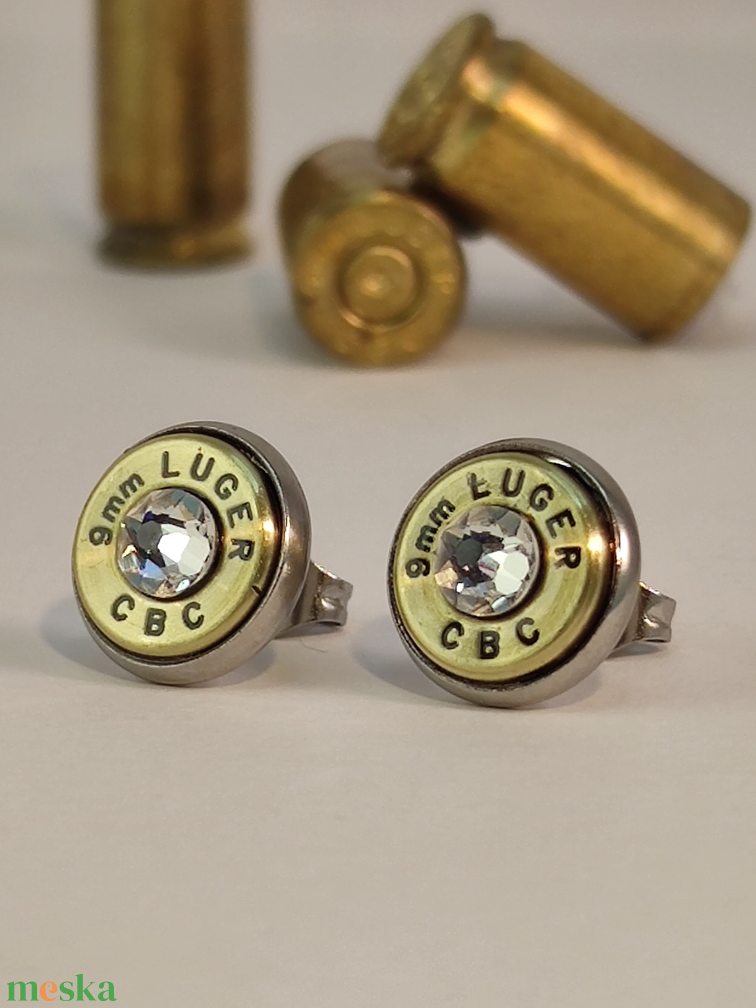 9mm Luger , Töltény fülbevaló - ékszer - fülbevaló - fülékszer - Meska.hu 9mm Luger , Töltény fülbevaló - ékszer - fülbevaló - fülékszer - Meska.hu