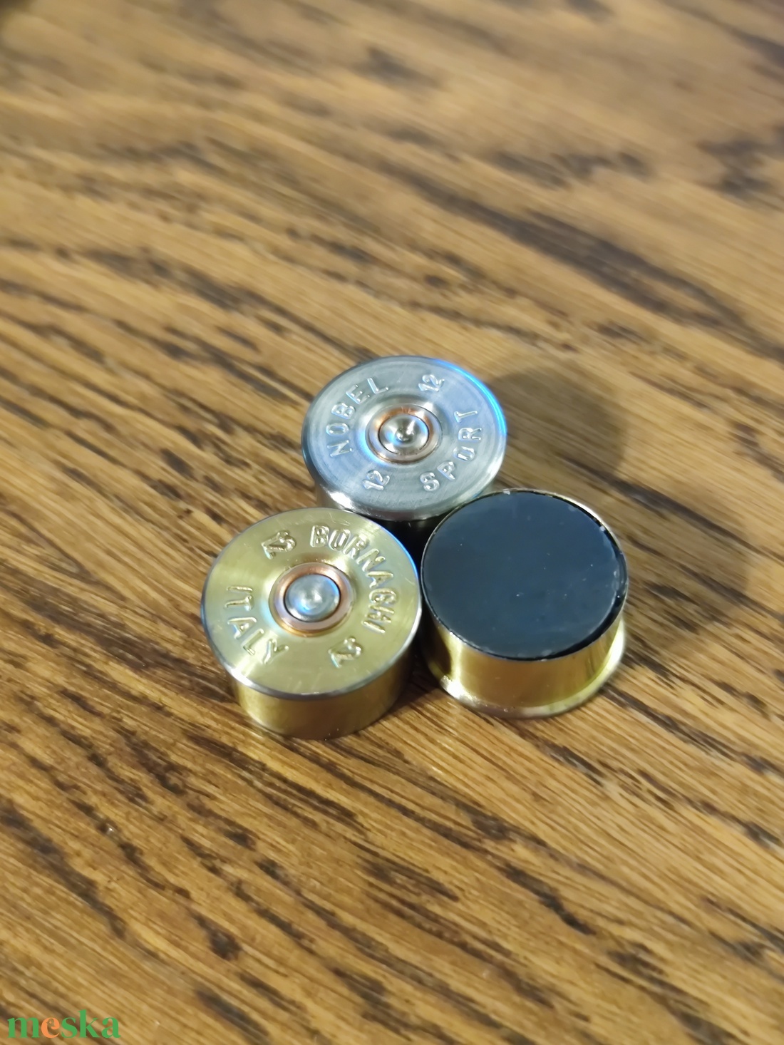 Töltény hűtőmágnes, vadászajándék 4 db-os szett - otthon & életmód - konyhafelszerelés, tálalás - konyhai dekoráció - hűtőmágnes - Meska.hu