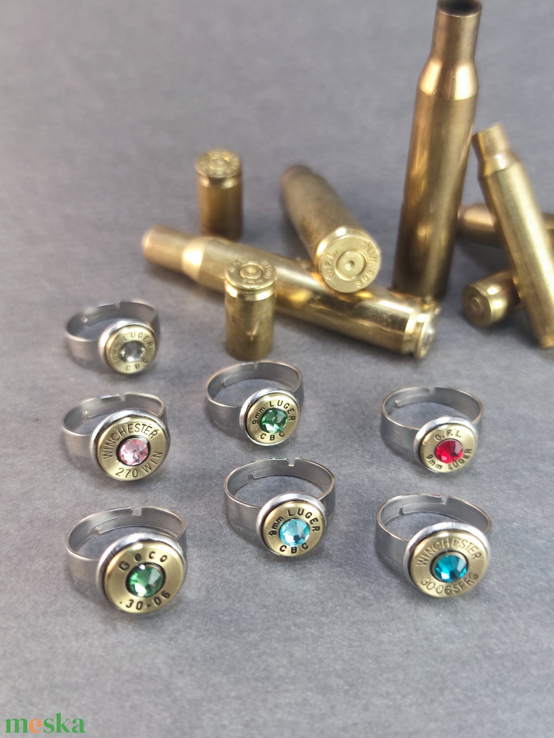 Töltény gyűrű - ékszer - gyűrű - vékony gyűrű - Meska.hu