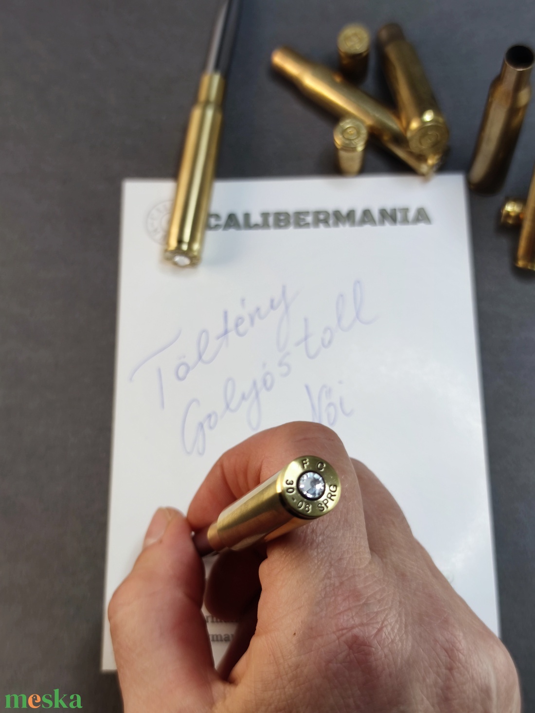 Töltény golyóstoll , Női Vadász ajándék - otthon & életmód - papír, írószer - ceruza & toll - Meska.hu