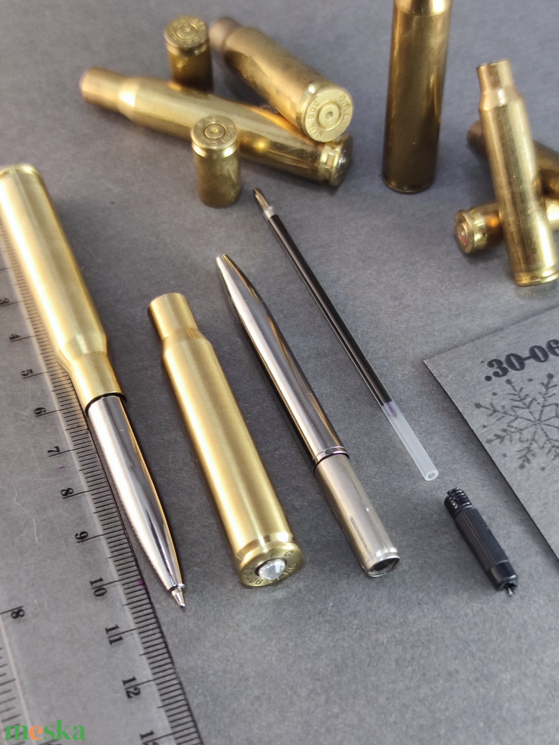 Női Töltény golyóstoll  lőszeres ládában,  Női Vadász ajándék - otthon & életmód - papír, írószer - ceruza & toll - Meska.hu