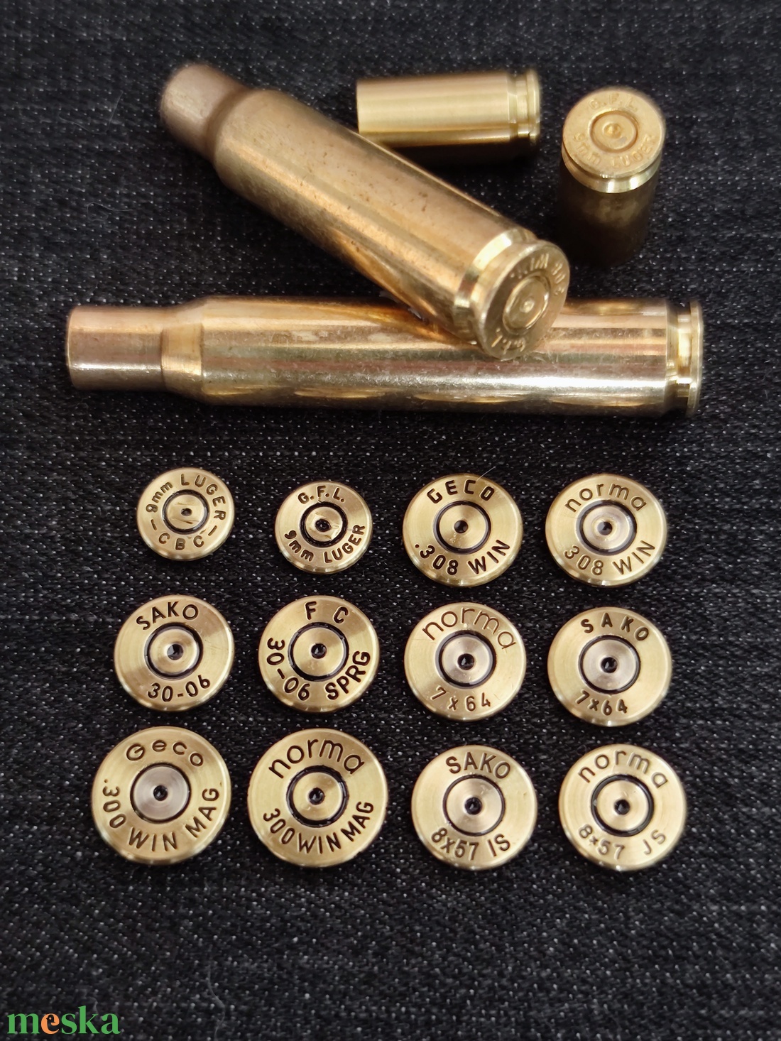 2-Lövetű Töltény paracord karkötő , Vadász ékszer   - ékszer - karkötő - fonott karkötő - Meska.hu