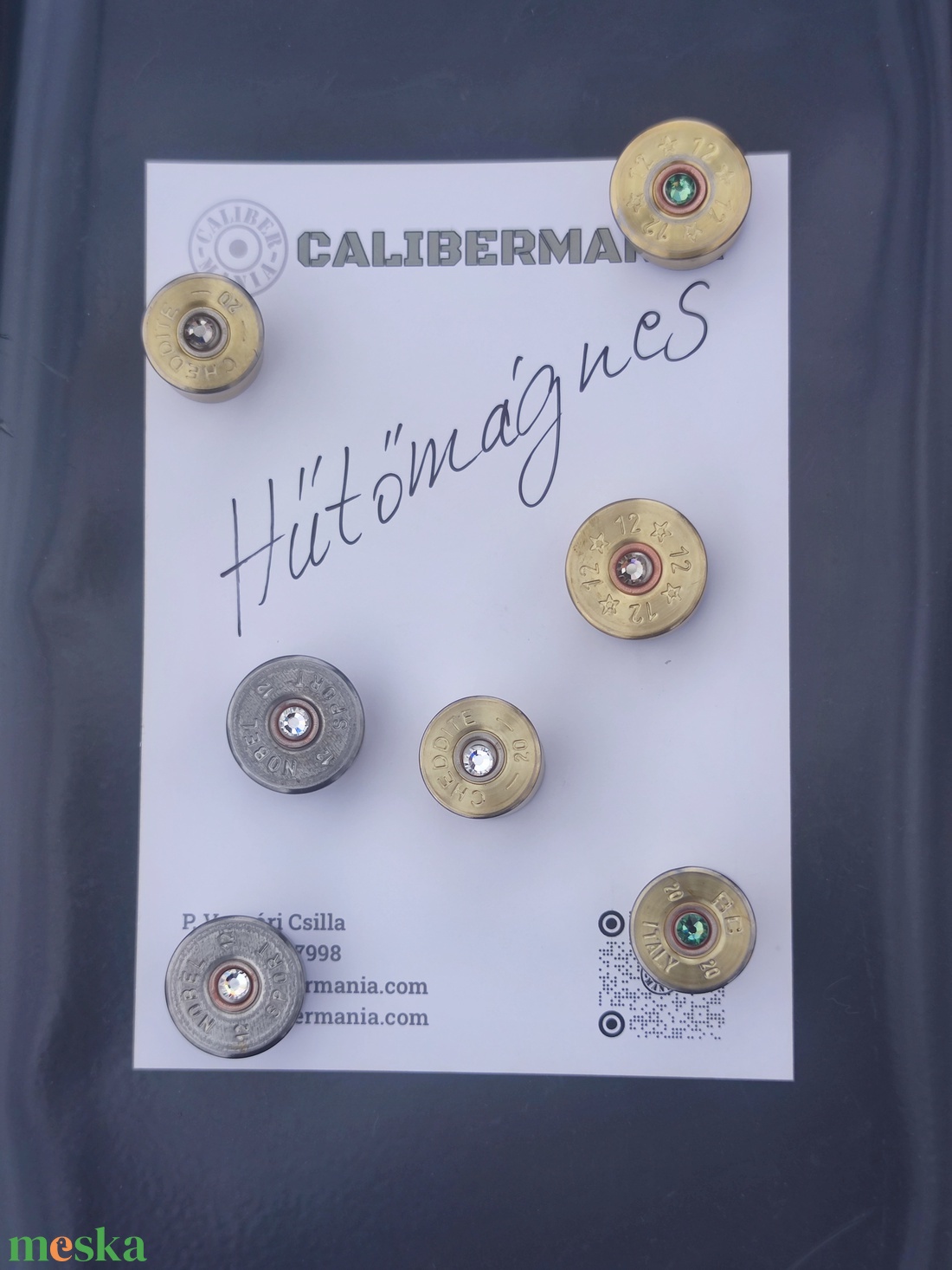 Női Töltény hűtőmágnes - otthon & életmód - konyhafelszerelés, tálalás - konyhai dekoráció - hűtőmágnes - Meska.hu