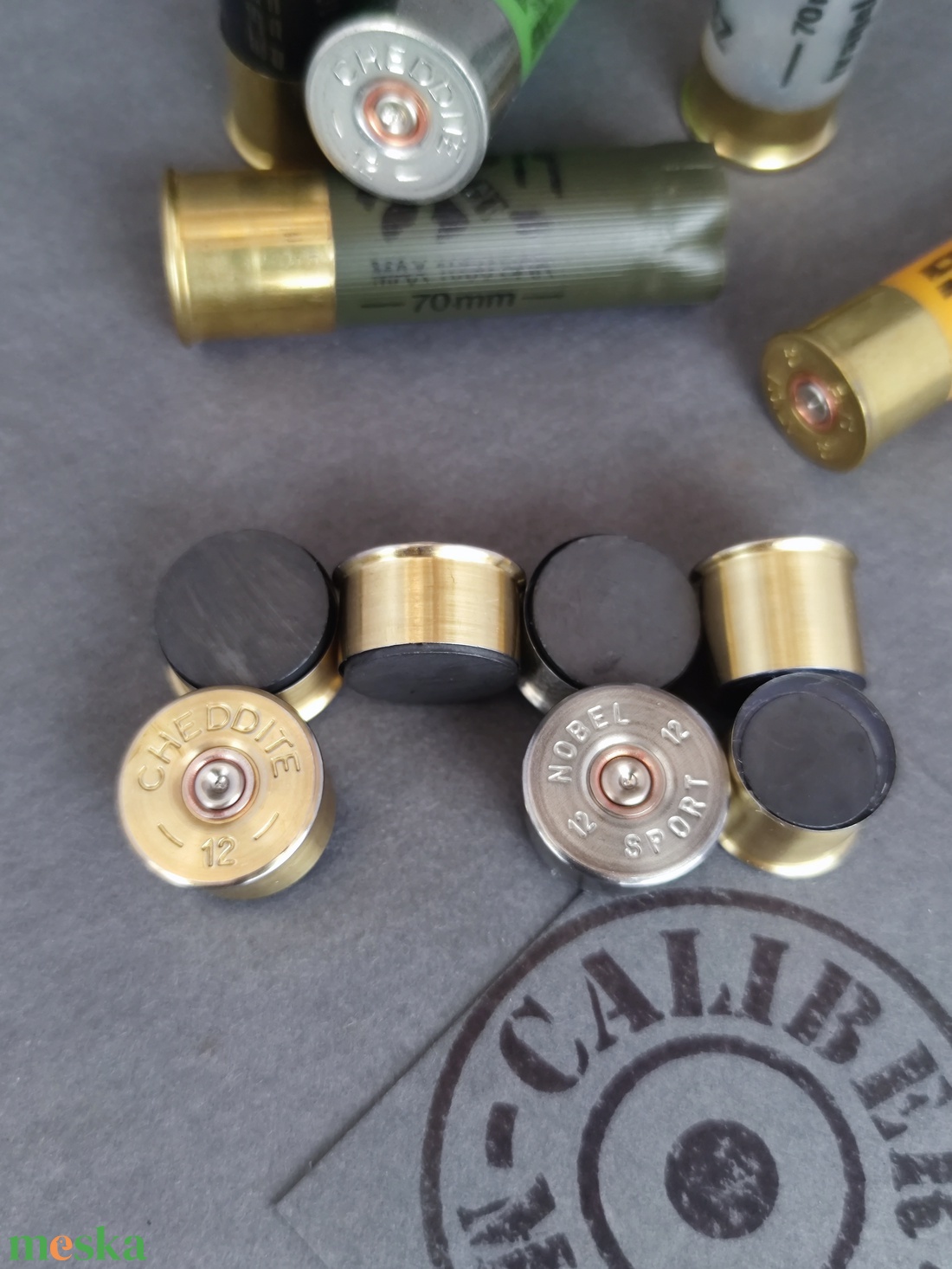 Töltény hűtőmágnes, Vadász ajándék ötlet - otthon & életmód - konyhafelszerelés, tálalás - konyhai dekoráció - hűtőmágnes - Meska.hu