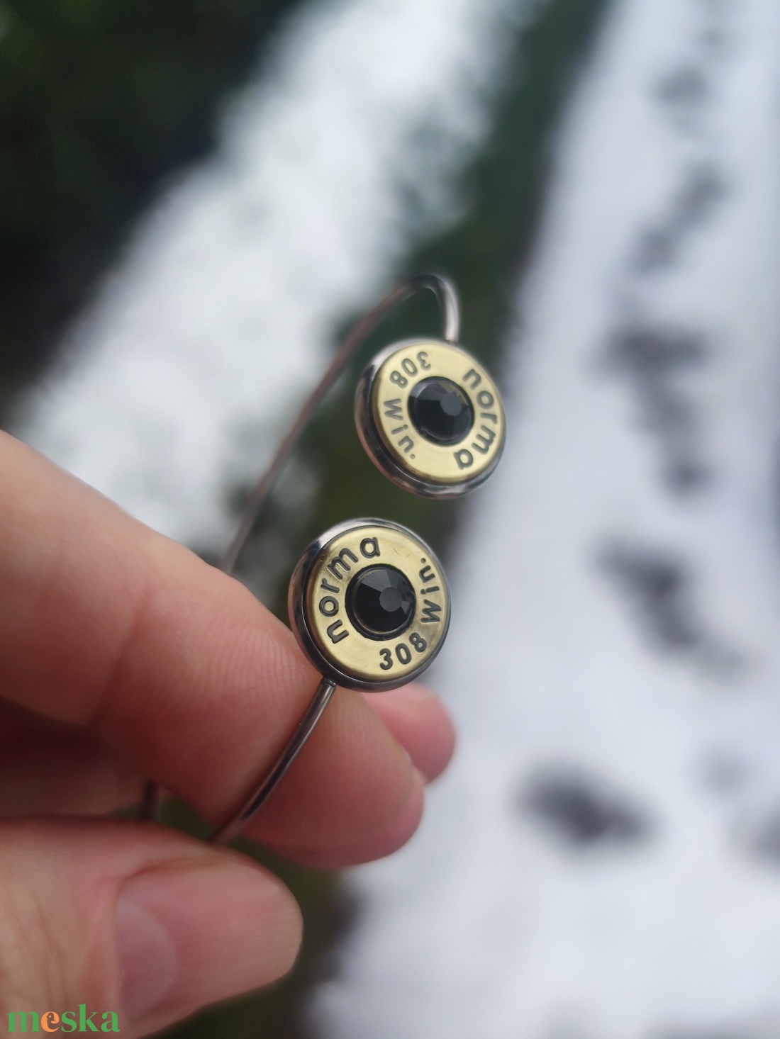 .308 Win 2-lövetű Töltény karperec, Vadászékszer - ékszer - karkötő - karperec - Meska.hu