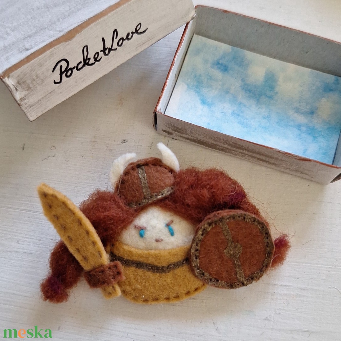 PocketLove Vikinglány (egyetlen példány) - játék & sport - plüssállat & játékfigura - ember - Meska.hu