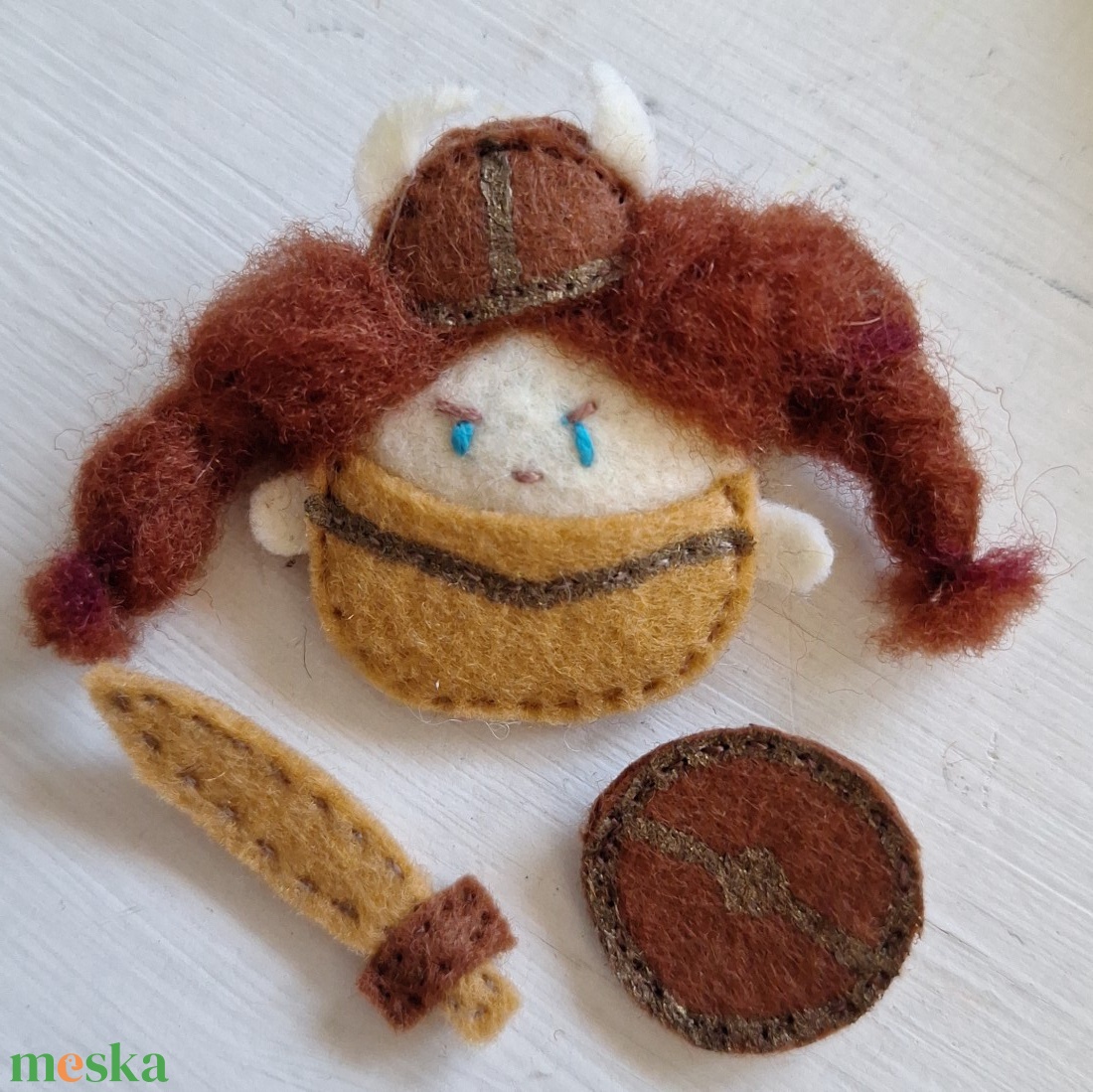 PocketLove Vikinglány (egyetlen példány) - játék & sport - plüssállat & játékfigura - ember - Meska.hu