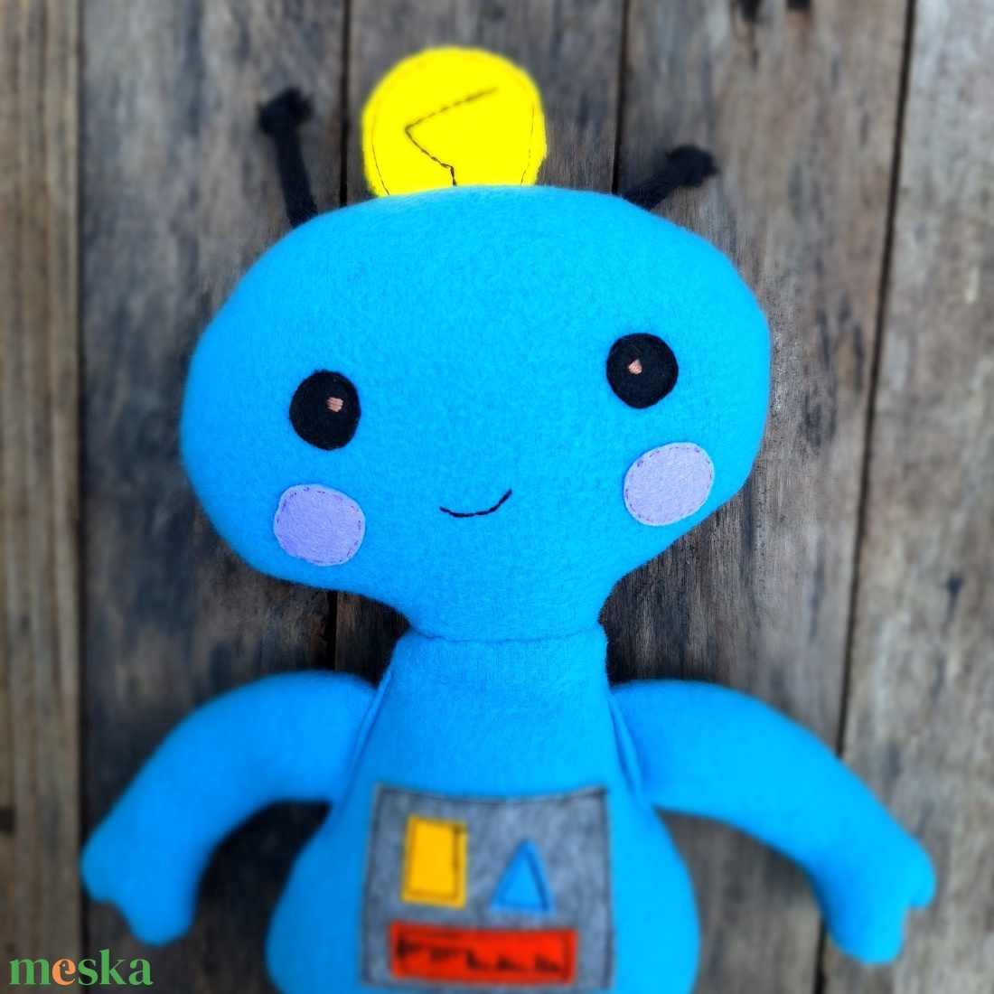 Élénkkék Kisrobot, plüss robot - játék & sport - plüssállat & játékfigura - robot & gép - Meska.hu Élénkkék Kisrobot, plüss robot - játék & sport - plüssállat & játékfigura - robot & gép - Meska.hu