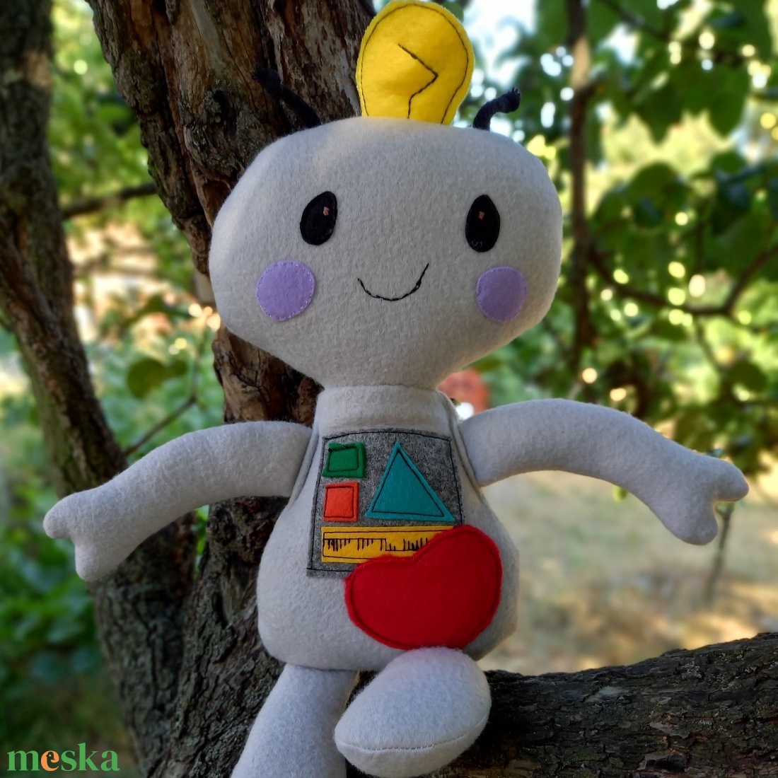 Halványszürke Kisrobot, plüss robot - játék & sport - plüssállat & játékfigura - robot & gép - Meska.hu Halványszürke Kisrobot, plüss robot - játék & sport - plüssállat & játékfigura - robot & gép - Meska.hu