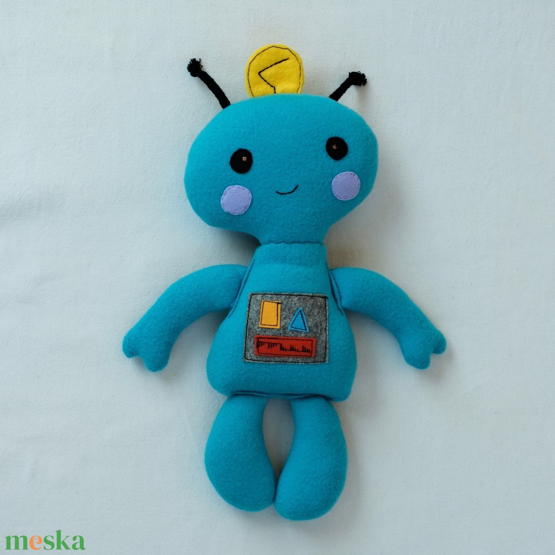 Élénkkék Kisrobot, plüss robot - játék & sport - plüssállat & játékfigura - robot & gép - Meska.hu Élénkkék Kisrobot, plüss robot - játék & sport - plüssállat & játékfigura - robot & gép - Meska.hu