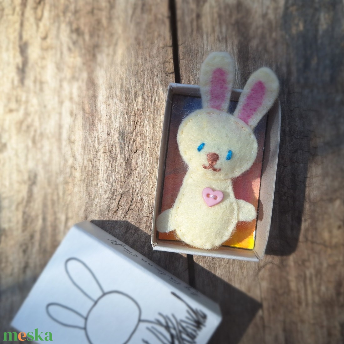 Kitűző - PocketLove Nyuszi - játék & sport - plüssállat & játékfigura - nyuszi - Meska.hu