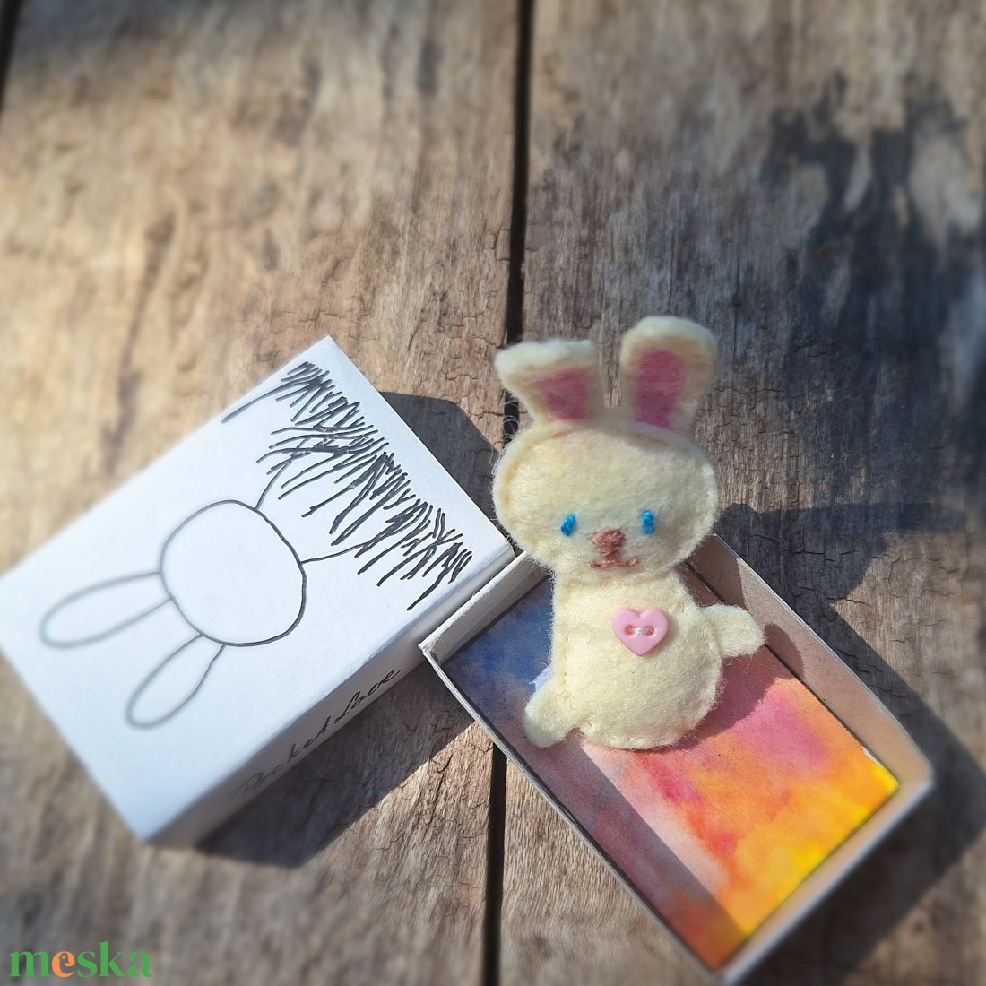 Kitűző - PocketLove Nyuszi - játék & sport - plüssállat & játékfigura - nyuszi - Meska.hu