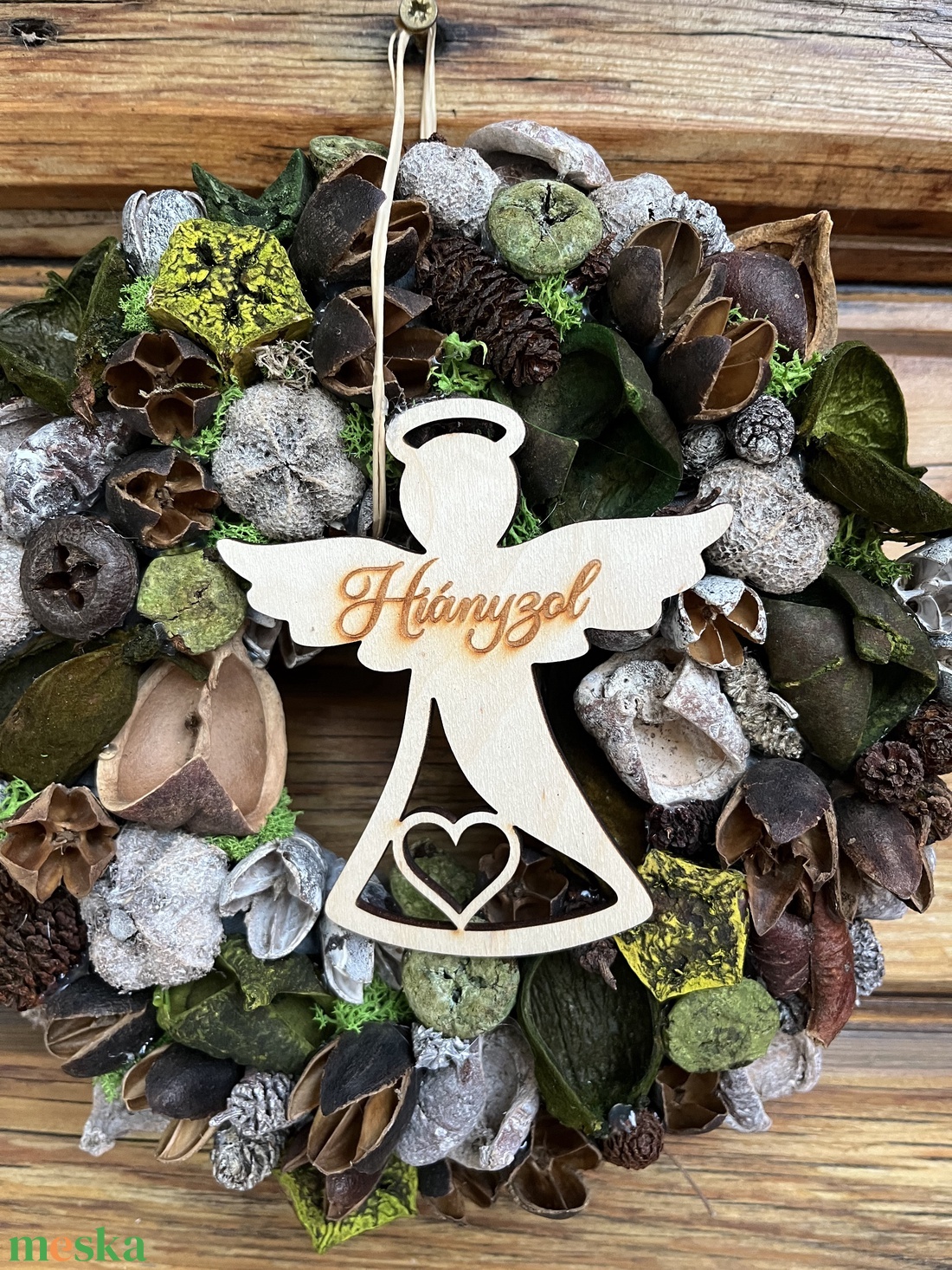 Koszorú - otthon & életmód - dekoráció - ajtó- és ablak dekoráció - ajtódísz & kopogtató - Meska.hu