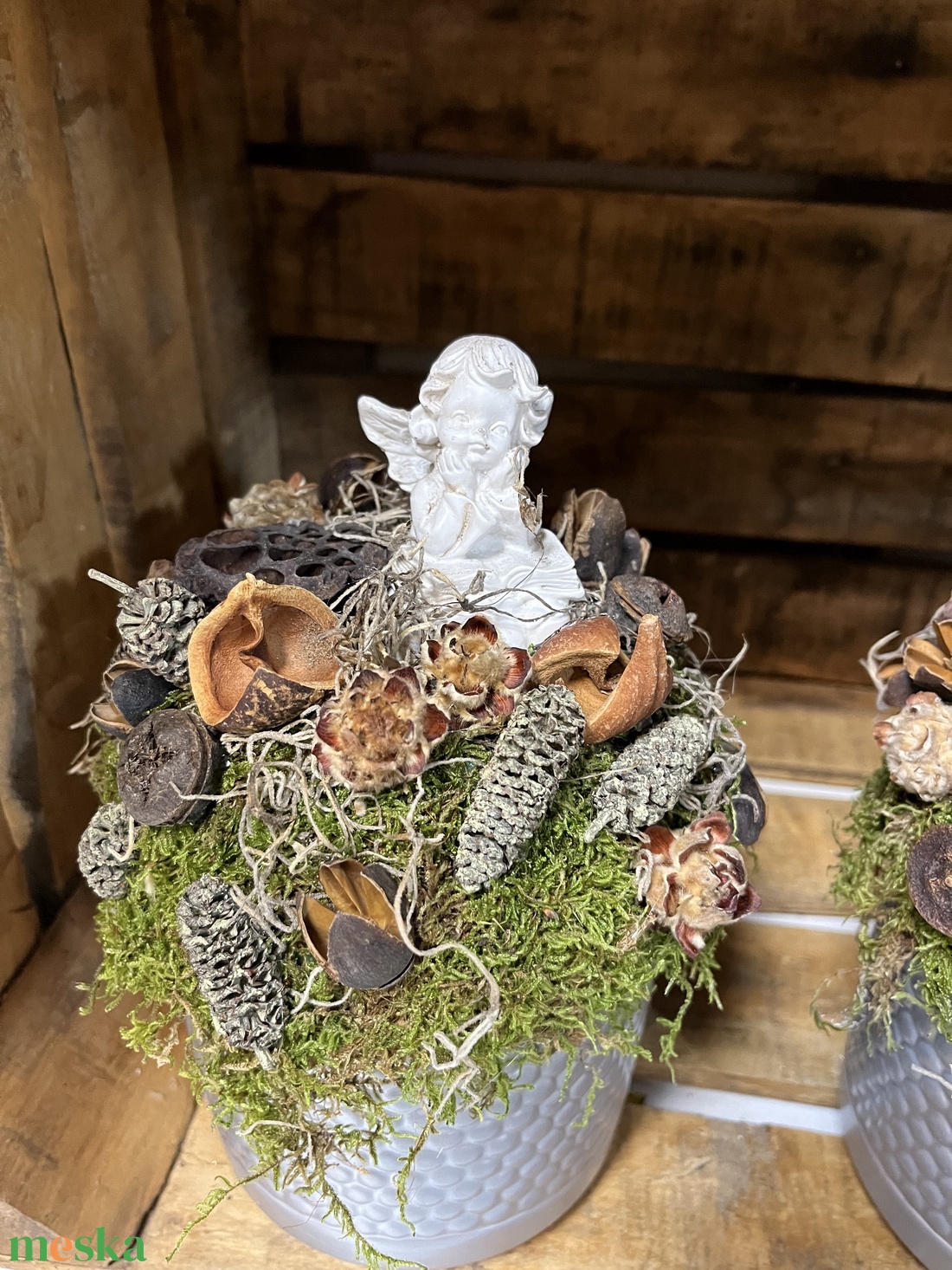 Temetői Sírdísz angyallal, kegyeleti dísz - otthon & életmód - vallás - temetkezési tárgy - sírdísz, kegyeleti dísz - Meska.hu Temetői Sírdísz angyallal, kegyeleti dísz - otthon & életmód - vallás - temetkezési tárgy - sírdísz, kegyeleti dísz - Meska.hu